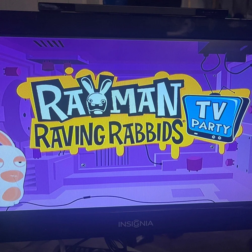 Rayman Raving Rabbids TV Party Nintendo Wii‎ Game Complete Video Game Ubisoft